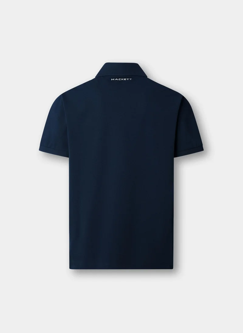 هاكيت Classic Fit Short Sleeve Branded Polo