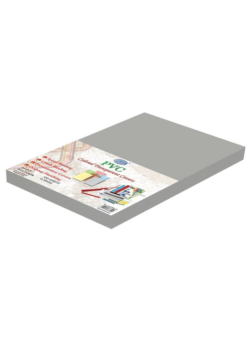 FIS FIS PVC Colored Transparent Covers - 180 micron, 100 Pieces  - Image 1