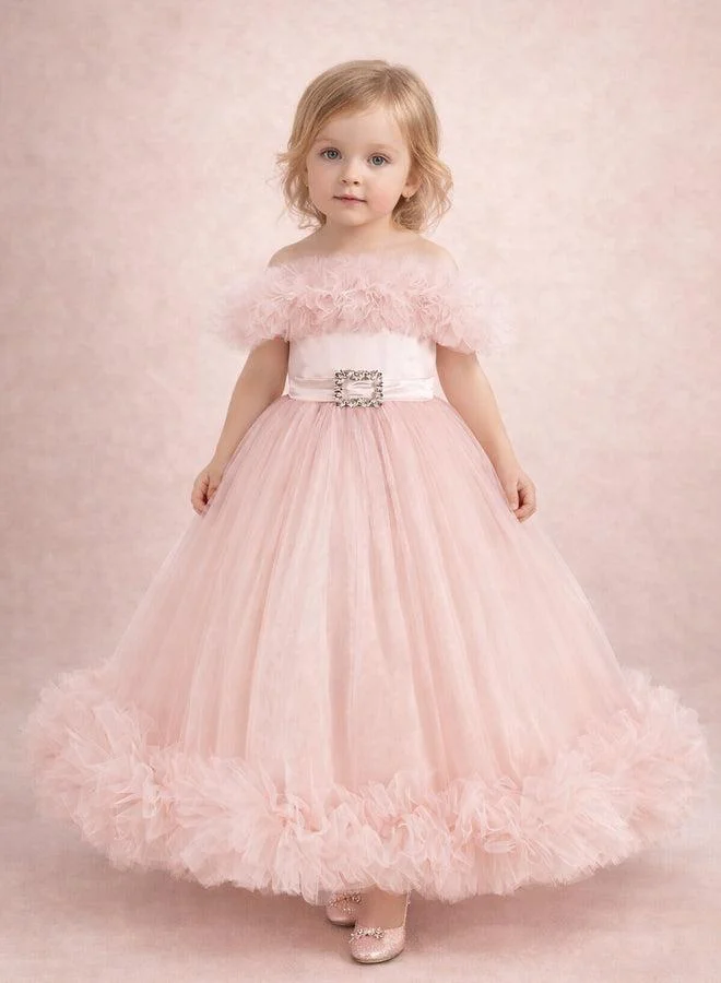 Via Bambino Royal Dress Pink 20123