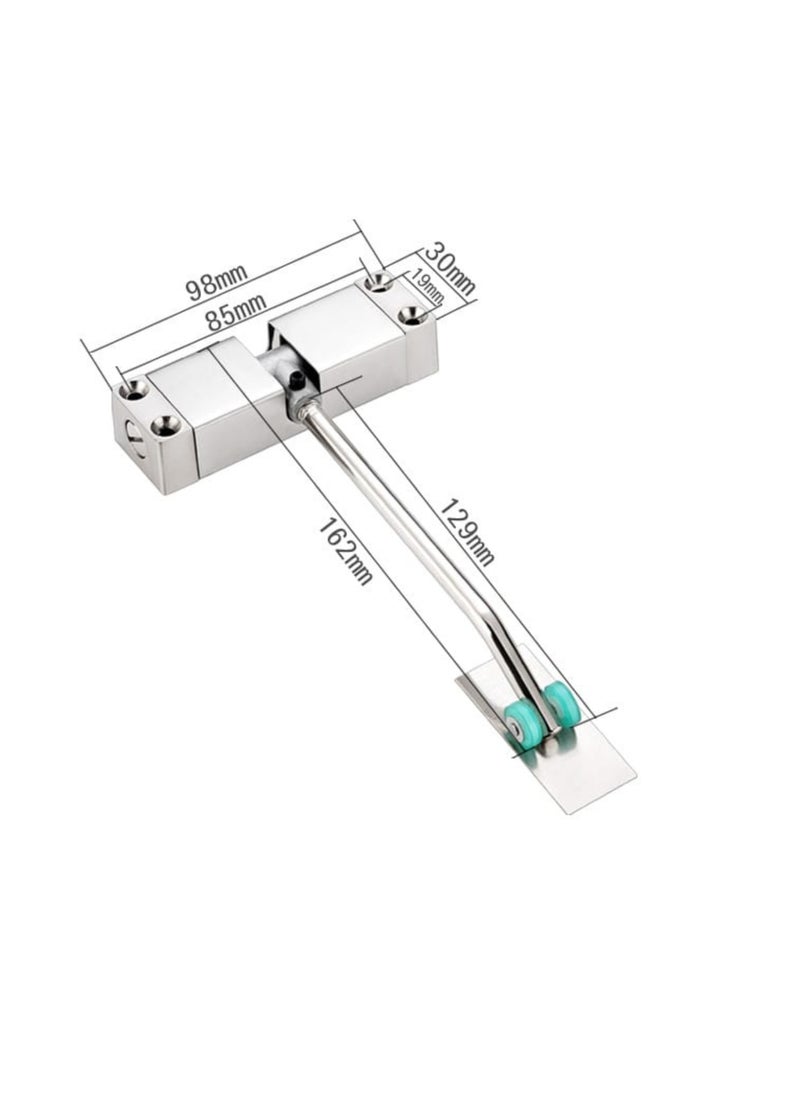 Generic Safety Spring Door Closers, Adjustable Closing Door Hinge, Automatic Quiet Gate Closer Easy to Install, Automatic Stopper Fire Rated, to Convert Hinged Doors to Self Closing Doors (Black)  - Image 3