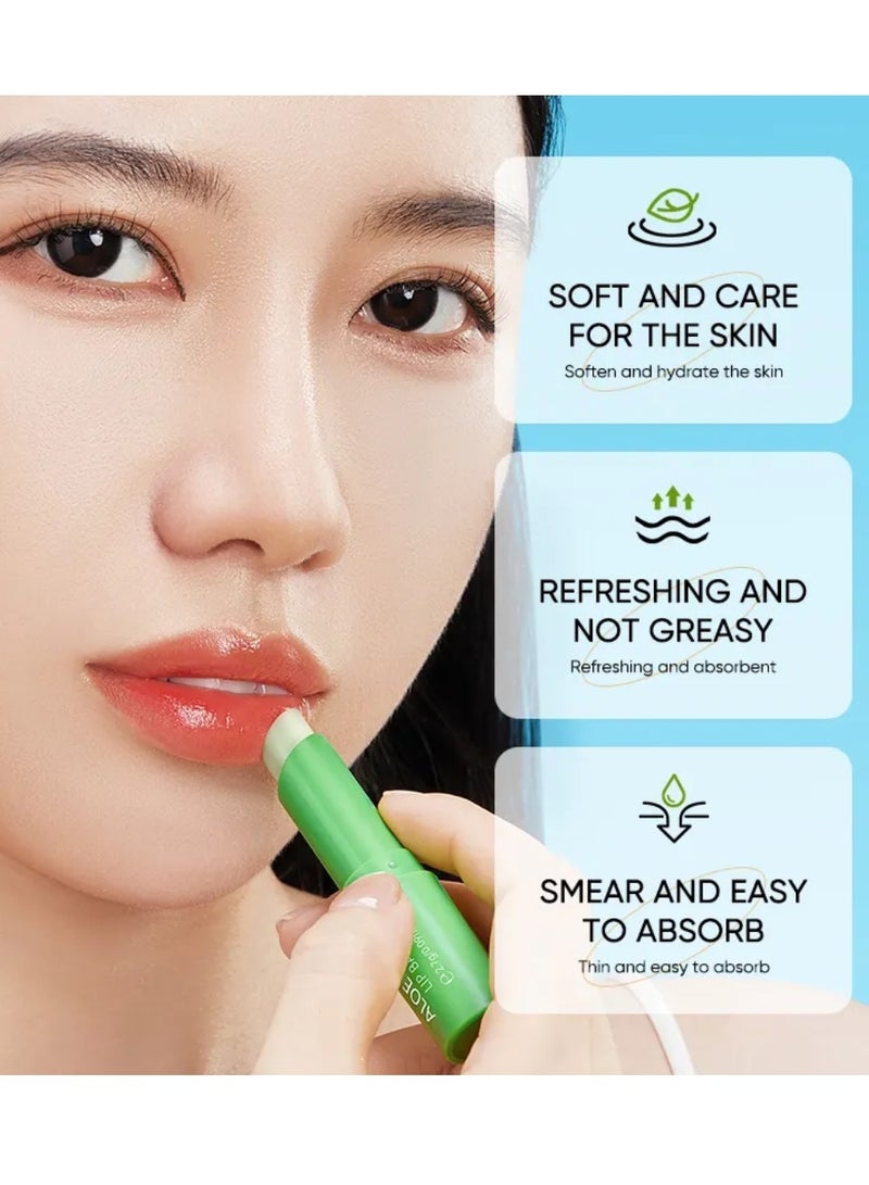 SADOER Aloe Vera Refreshing Moisturizing Lip Balm - Image 3
