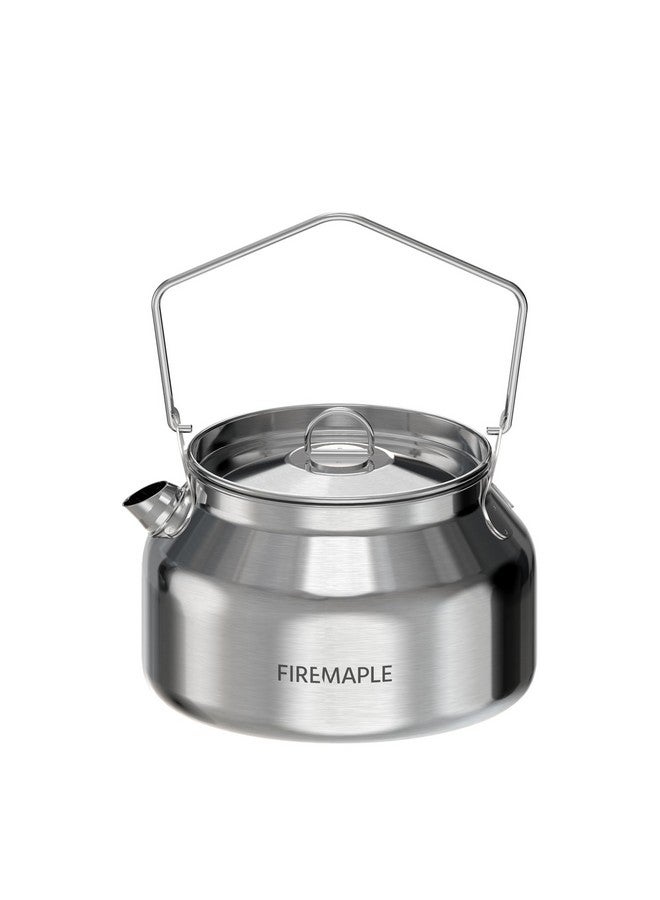 Fire-Maple Antarcti Portable 1.2 Liter Lightweight Stainless Steel Camping Kettle | Durable and Portable Camp Tea Pot | Ideal for Bushcraft and Outdoor Campfire Use - Image 1