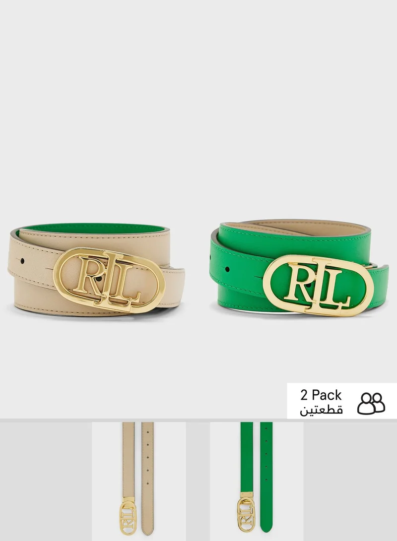 Lauren Ralph Lauren Oval Reversible Belt