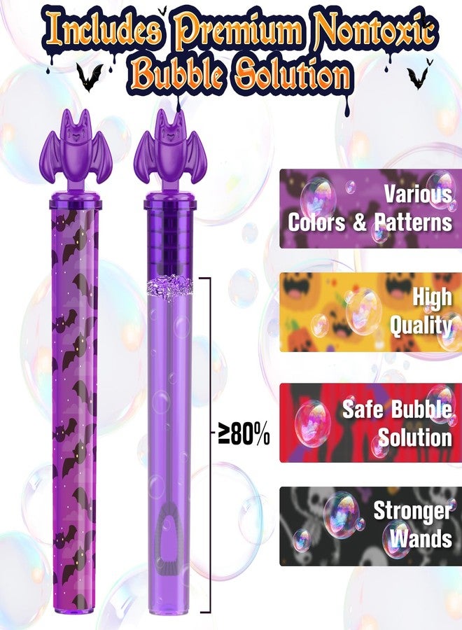Shemira 160pcs Halloween Bubble Wands, Halloween Party Favors for Kids, Halloween Goodie Bags Fillers, Trick Or Treating Toys Bulk, for Kids, Halloweens' Miniatures Prizes - Image 3