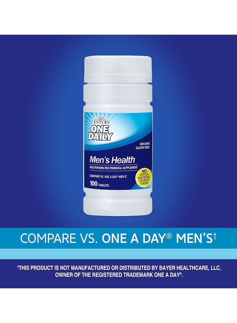 21st century one daily mens health 100 tablets - Image 2