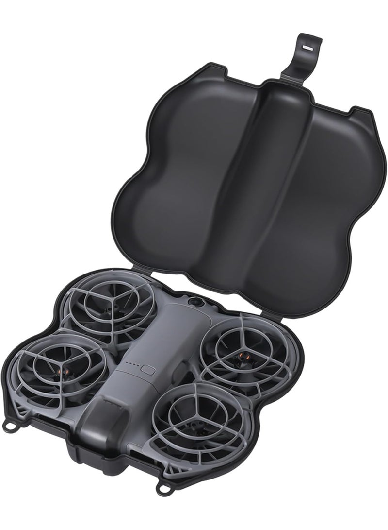 Storage Case Box for DJI NEO 2 Drone Body Carrying Case with Hook, Anti-Crash and Anti-Scratch Butterfly Protective Case Portable Hard Shell Case Dust-proof Protection Accessories (Black) - Image 4
