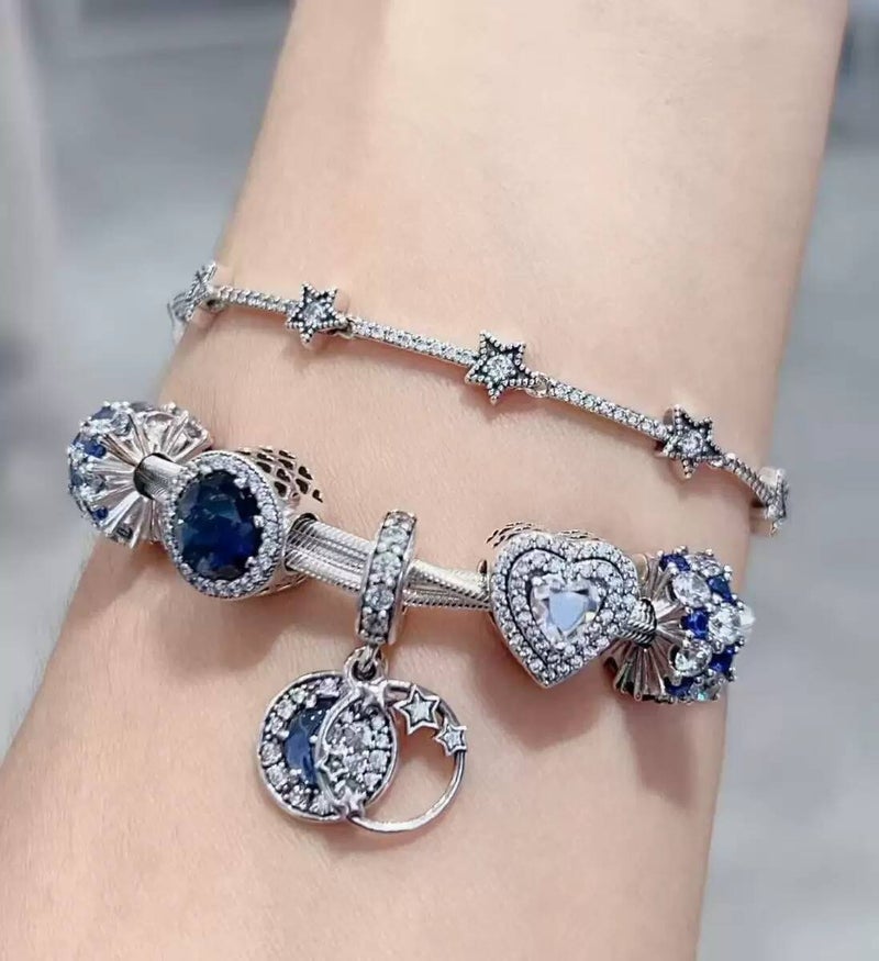 تشوميل سوار مجوهرات مصنوع من الفضة الإسترلينية - Image 1