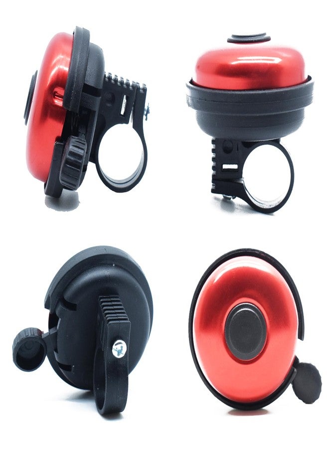 catin Red Bike Bell Red Bike Streamers Ribbon Bicycle Tassels for Bike Handlebar Decorations - Image 3