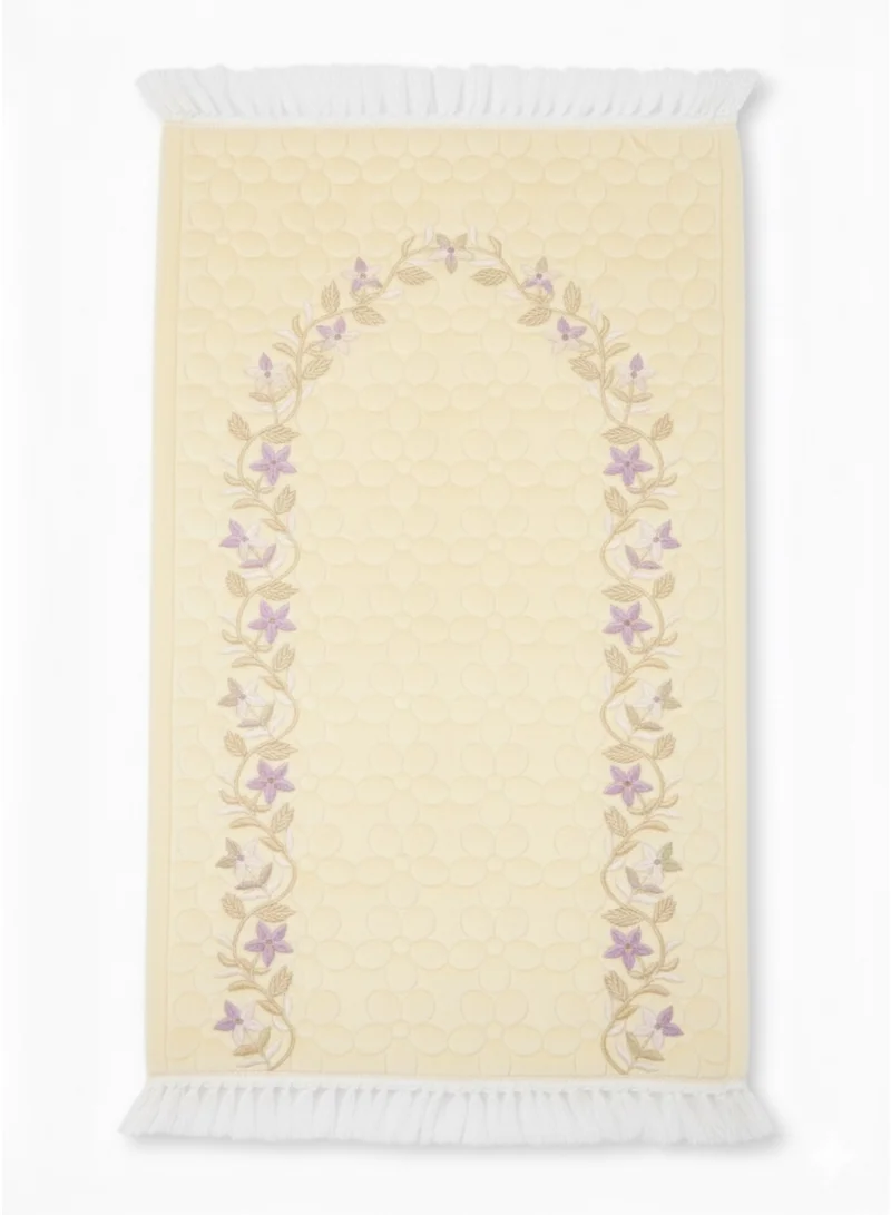 Hadiyath Al Madinah Embroidered Prayer Dress & Prayer Mat (2 Pcs) - HM