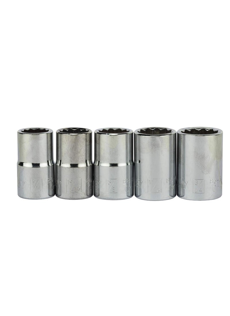 Stanley 1/2 inch Socket Set In Metal 24 Pieces  - Image 3