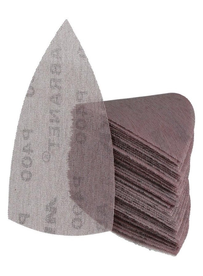ميركا أقراص صنفرة مثلثة الشكل من Mirka Abranet Delta / مقاس 4×6×6 بوصة / حبيبات 80 / أقراص صنفرة بخطاف وحلقة / 10 قطع / 9A-219-080RP - Image 5