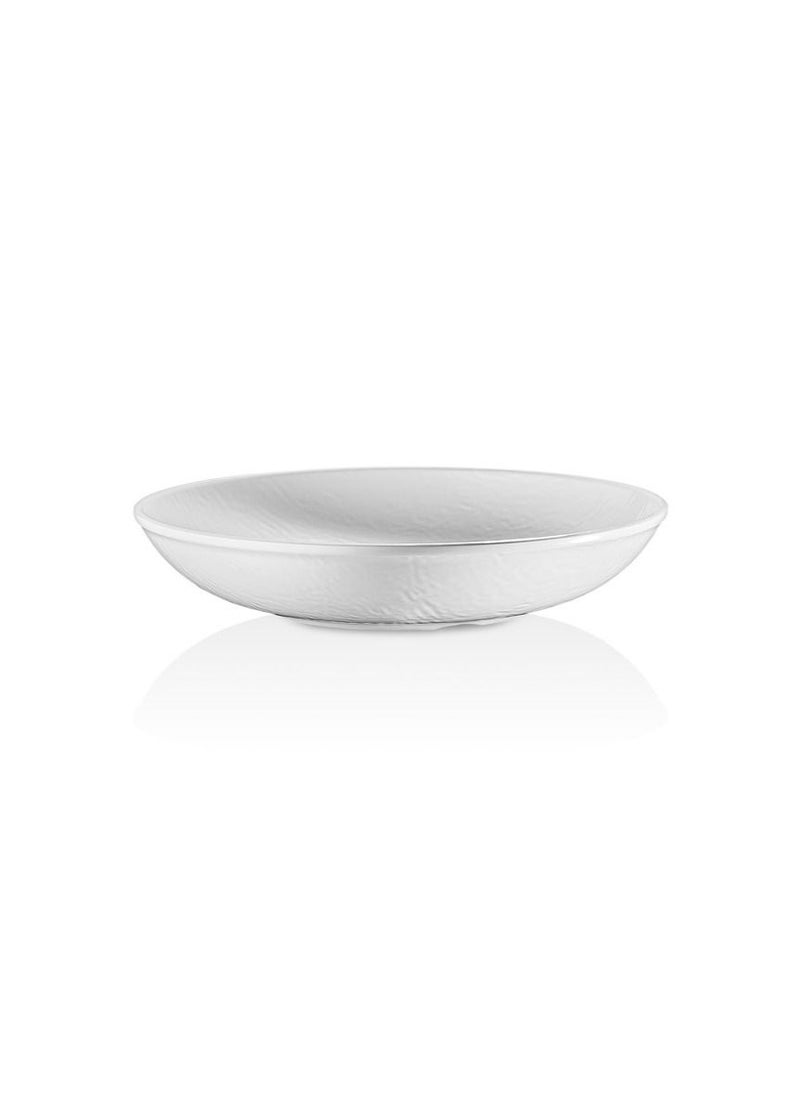 KULSAN Melamine Dinnerware Set 4 Pieces 23cm white  - Image 2
