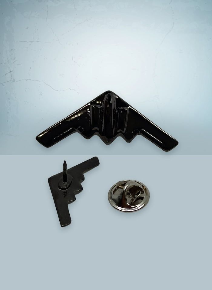 Fighter Gifts B-2 Stealth Bomber Black Pin 