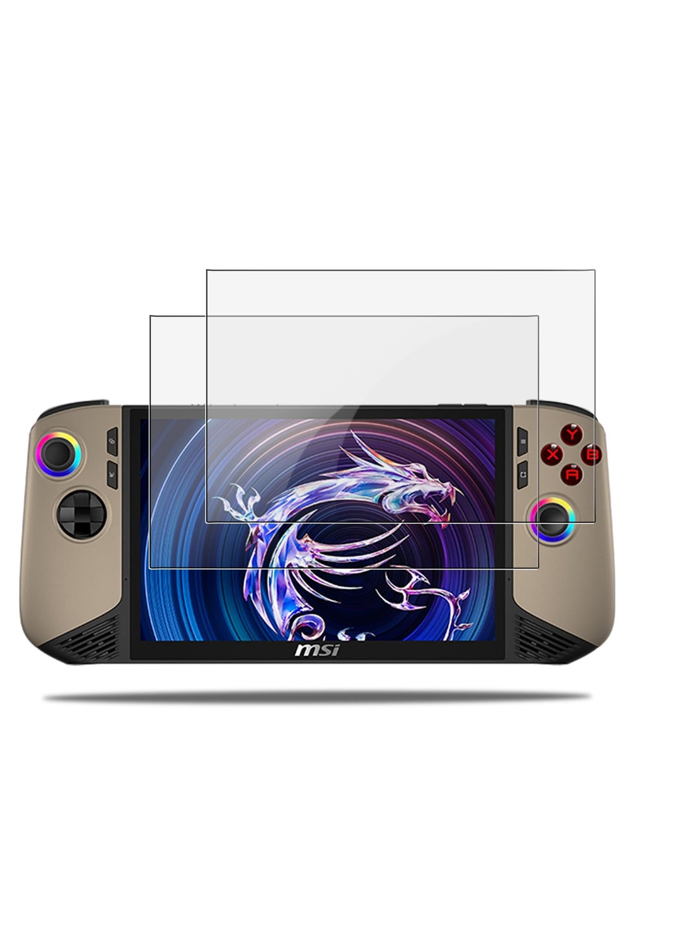 2 Pack Screen Protector for MSI Claw 8 AI+ 8inch HD Tempered Glass 9h Hardness Scratch Anti-Fingerprin Tempered Glass Film Guard for MSI Claw 8 AI+ 2025 Handheld Portable Gaming