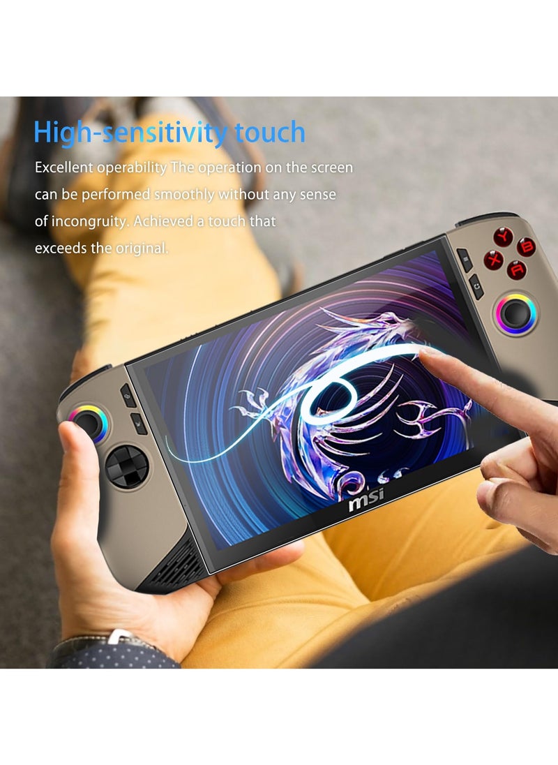 (2 Pack) Screen Protector for MSI Claw 8 AI+ Powered Handheld Gaming Device 8inch TPU Film Screen Protector for MSI Claw AI Plus 2024 Anti-Scratch Sensitive