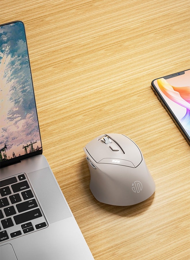 Inphic DR6 Bluetooth 4.0+5.0+Wireless 2.4G three modes ultra-low power consumption optical engine, key mute and silent, ultra-long battery life - Image 2