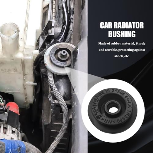 Lyxheth 4PCS Car Radiator Mount Bushing Automotive Radiator Parts Rubber Radiator Bracket Car Accessories Fit for Altima Murano Pathfinder Quest Rogue Replaces OEM215074M400 215064M400 - Image 5