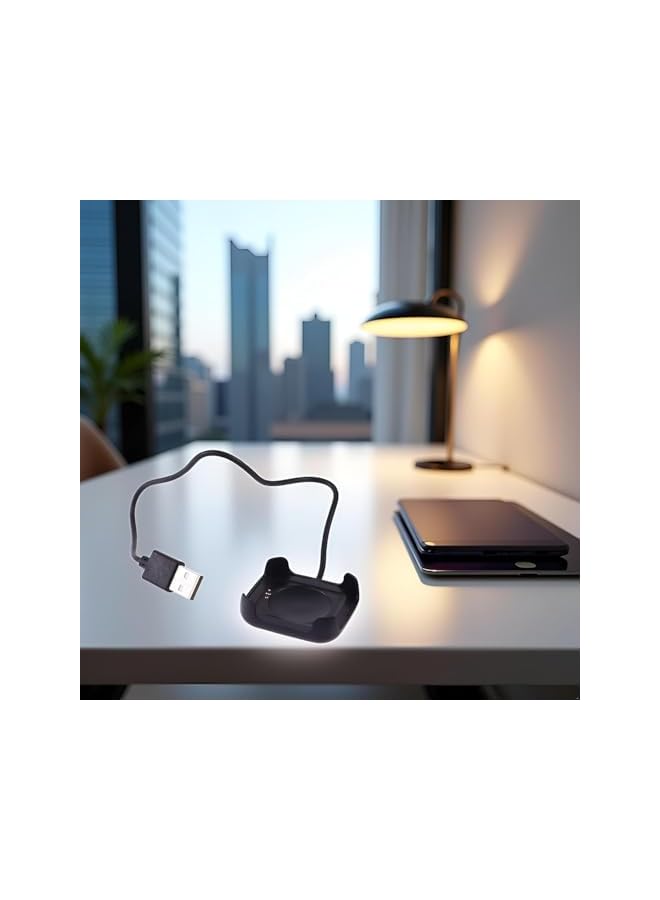 S-TOP Black 30cm Charging Cable Charger Cord for HW22 Smartwatch Intelligent Watch Magnetic Charger Dock Holder Stand USB Chargeable Adapter Smartwatch Accessories - Image 3