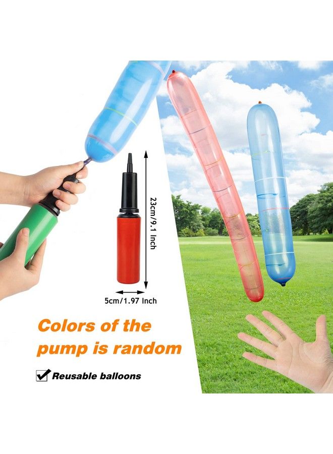 YHmall 100Pcs Rocket Balloons With Two Free Air Pump Giant Rocket Balloons For Parties (Red) - Image 4