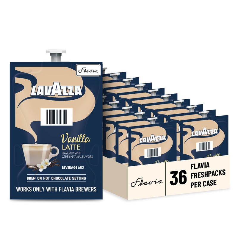 Flavia Lavazza Vanilla Latte Freshpacks works only with Flavia Brewers (Case of 36) - Image 1