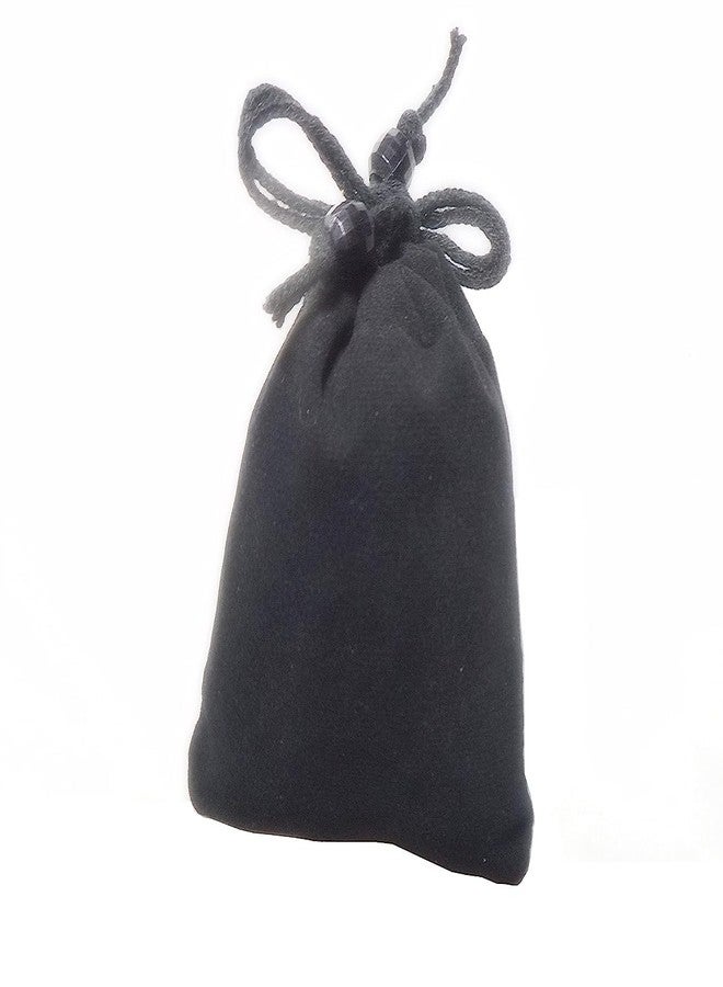 True Wings Velvet Potli Bags for Gifting| Small Drawstring Jewellery Pouch | Velvet Gift Bags for Wedding Return Gifts Women Traditional Function Décor (Black, pack of 50) - Image 5