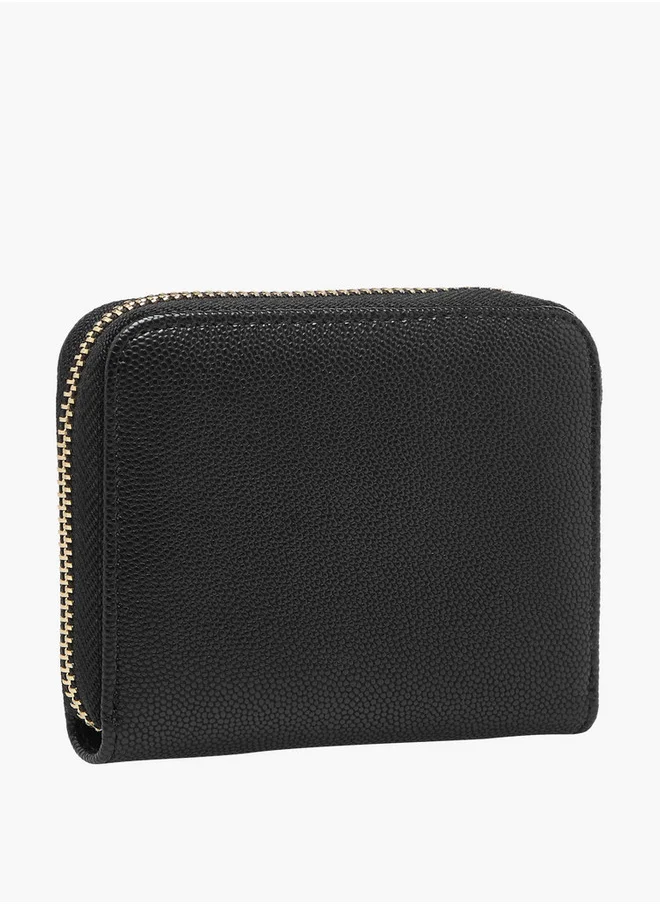 Flora Bella By Shoexpress Textured Zip Around Wallet