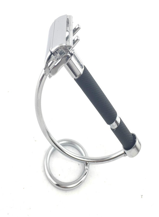 G.B.S Razor Safety Curved Stainless Steel Stand Base and Polished Steel to Protect and Dry Razor, Straight Razor - Image 2