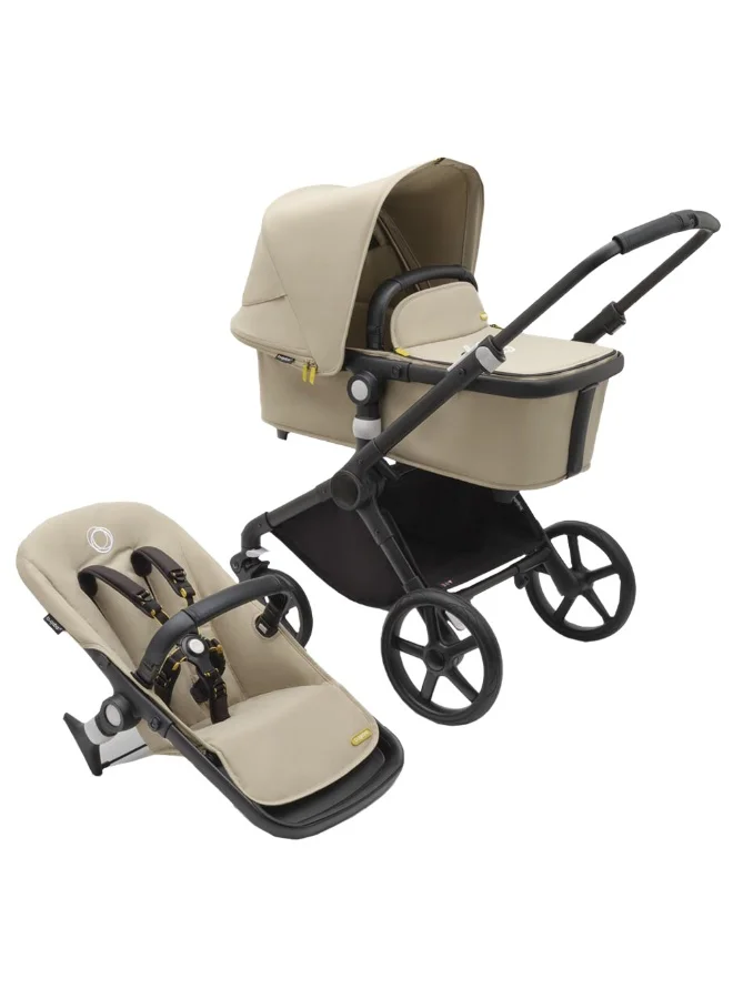 بوجابو Fox Cub Complete Stroller  Black/Dessert Beige