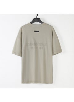FEAR OF GOD ESSENTIALS V-Neck Tee Casual Fit seal gray