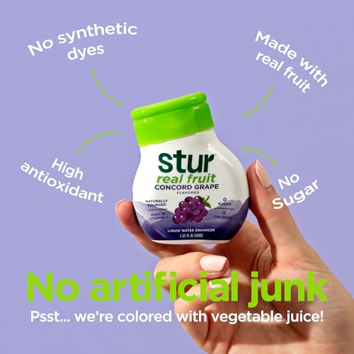 Stur Soda Machine Flavors Variety Pack | Naturally Sweetened | High in Vitamin C & Antioxidants | Sugar Free | Zero Calories | Keto | Vegan | 5 Bottles, Makes 120 Drinks - Image 4