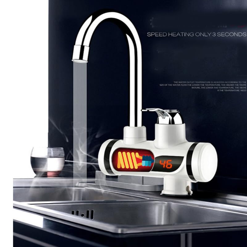 Drumstone 𝐖𝐈𝐓𝐇 𝟏𝟓 𝐘𝐄𝐀𝐑𝐒 𝐖𝐀𝐑𝐑𝐀𝐍𝐓𝐘 Instant Tap Water Heater/Geyser with LED Display – Tankless Electric Water Heater for Kitchen, Office, Restaurants, Clinics & Salons, Fast Heating - Image 5