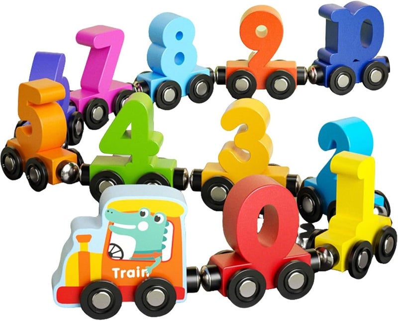 UV Enterprises wooden number blocks on train Educational & Learning Toy for Kids Boys & Girls | Educational Learning Toy | Interactive Preschool Activity Game - Image 2