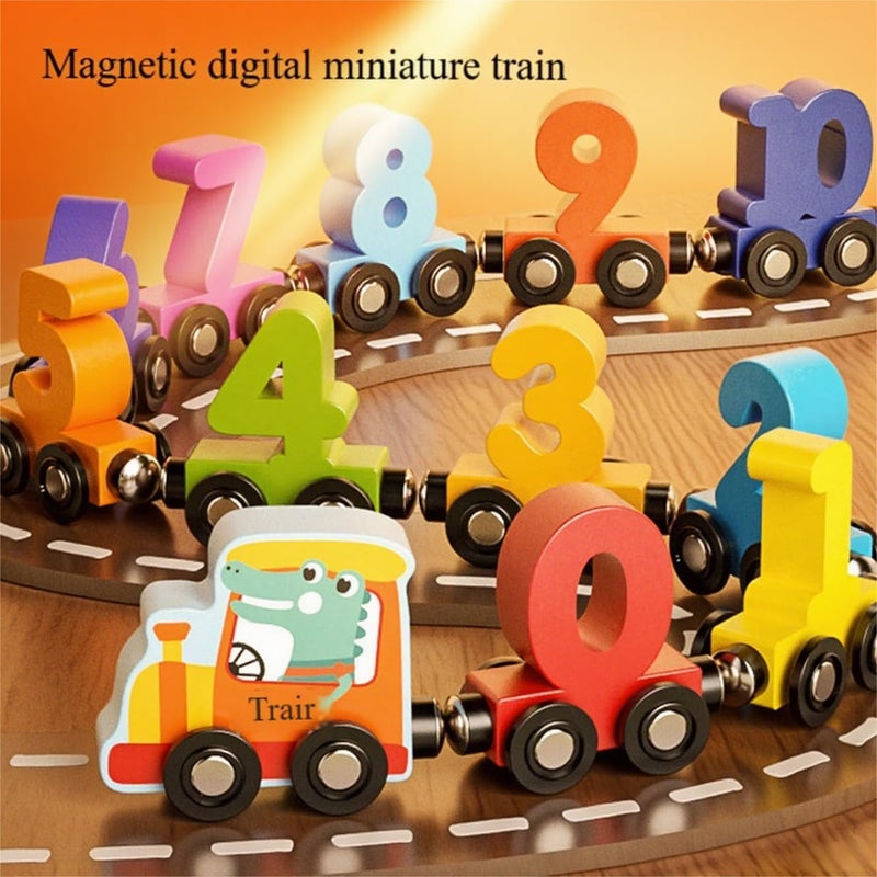 UV Enterprises wooden number blocks on train Educational & Learning Toy for Kids Boys & Girls | Educational Learning Toy | Interactive Preschool Activity Game - Image 5