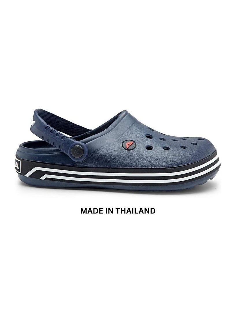 ADDA - Men's Clogs Navy blue (Made In Thailand) - Image 1