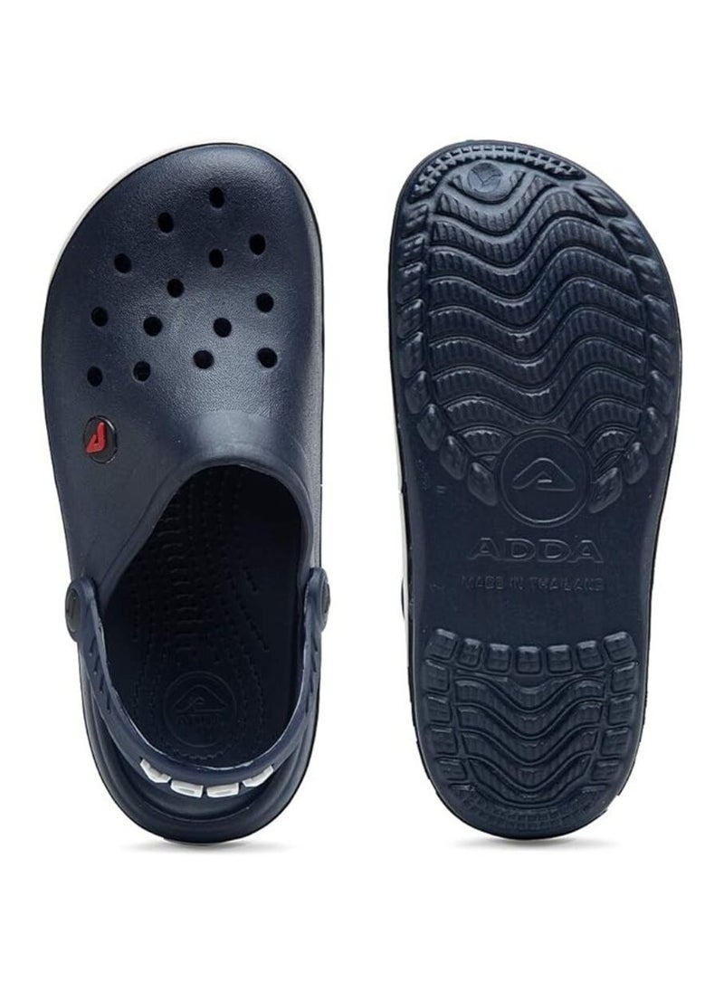 ADDA - Men's Clogs Navy blue (Made In Thailand) - Image 1