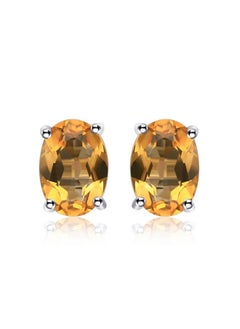 Women'S Natural Garnet Peridot Amethyst Citrine Blue Topaz Birthstone Stud Earrings, 14K Gold Plated 925 Sterling Silver, Hypoallergenic - pzsku/Z058ABF5F47919FFB698CZ/45/_/1735214693/b707e491-6c78-4da0-9376-b37b95527b55