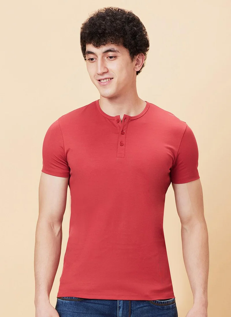 بيينغ هيومان Henley Neck T-shirt