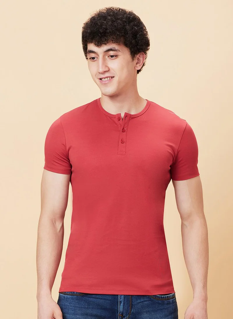 بيينغ هيومان Henley Neck T-shirt
