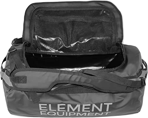 Element Equipment Trailhead Duffel Bag Shoulder Straps Waterproof Black/Grey Large - Image 4