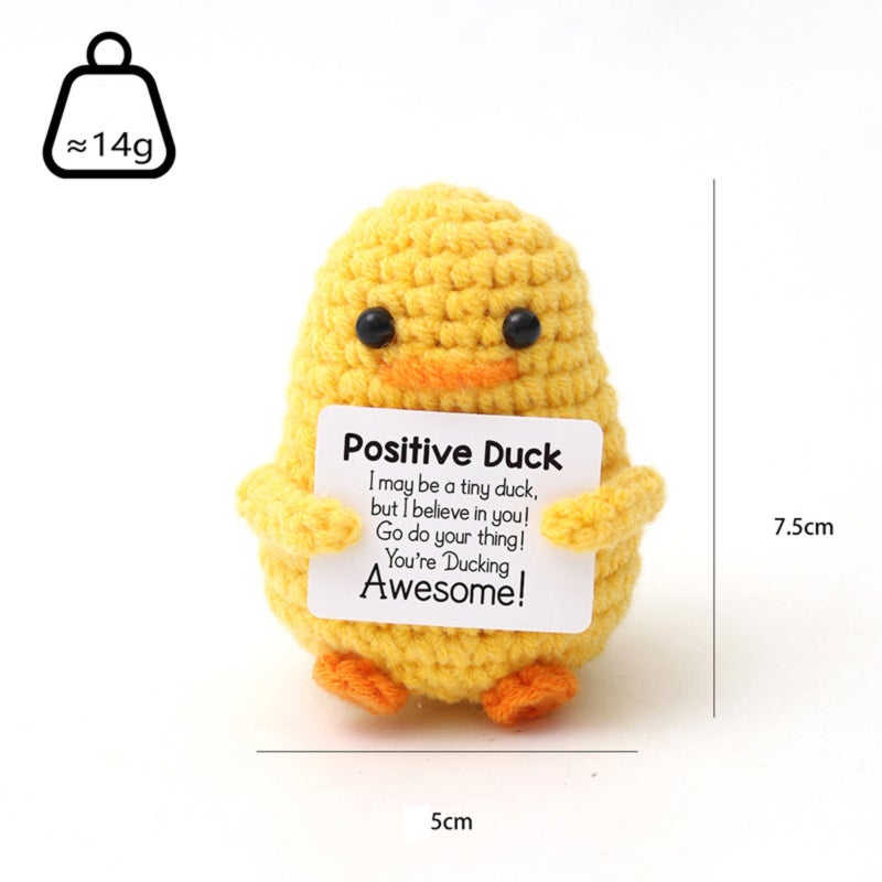 Easter Basket Essentials Stuffers Duck – Handmade Emotional Cheer Support Positive Funny Pickle Potato Nuggets for Men Women Friends Coworkers, Birthday for Him Her - Image 5
