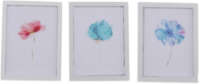 كلاراكو صورة جدارية عصرية لبيت الدمى بمقياس 1/12، لتزيين جدران غرفة المعيشة وغرفة النوم، مزينة بالزهور، كما هو موضح. - Image 2