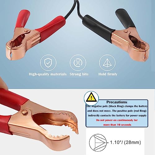 Kawish Universal Fuel Injector Flush Cleaner Adapter, with 2 Size Injectors Nozzles Adapter, 12V Fuel Injector Cleaning Kit for Auto Car Diesel Gas Fuel Injector - Image 4
