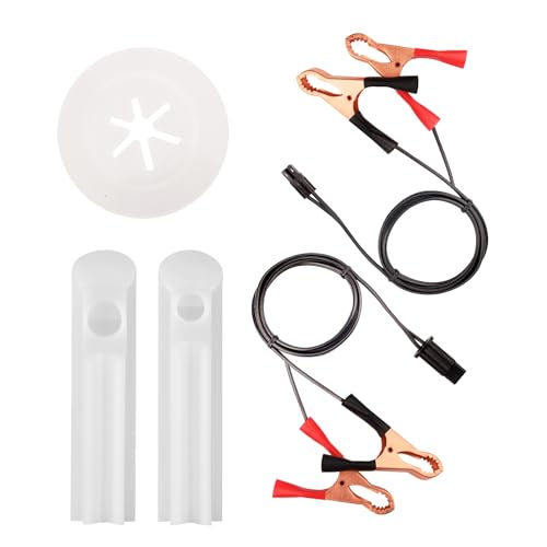 Kawish Universal Fuel Injector Flush Cleaner Adapter, with 2 Size Injectors Nozzles Adapter, 12V Fuel Injector Cleaning Kit for Auto Car Diesel Gas Fuel Injector - Image 1