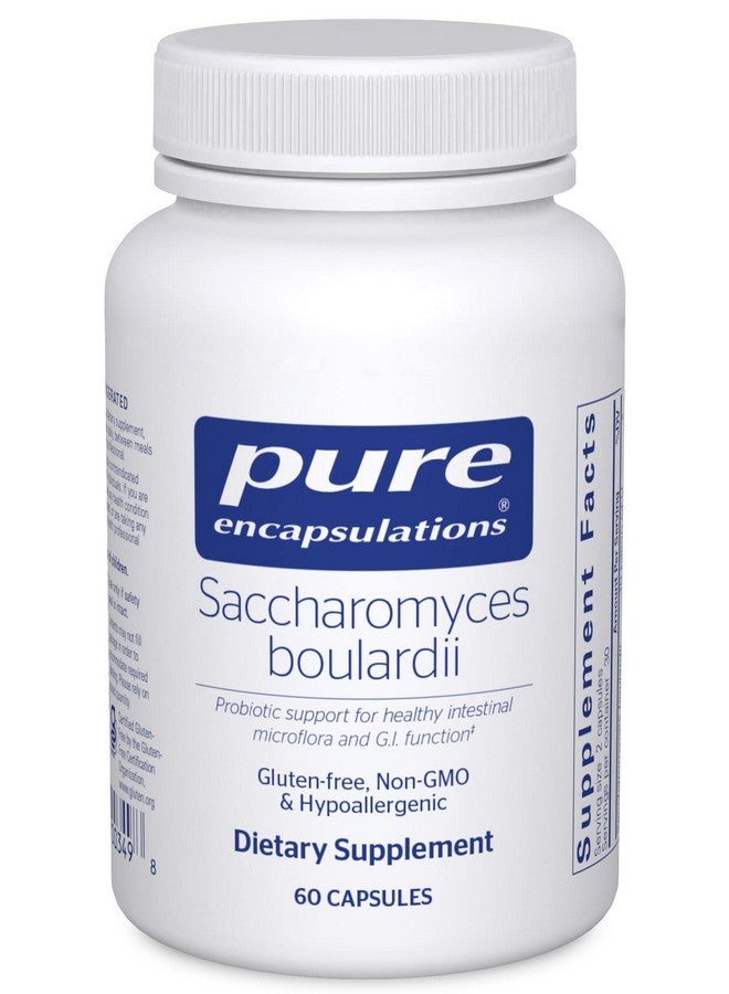 Pure Encapsulations Saccharomyces Boulardii | Natural Probiotic to Balance Intestinal Flora | 60 Capsules - Image 1