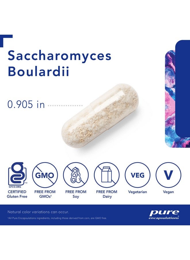 Pure Encapsulations Saccharomyces Boulardii | Natural Probiotic to Balance Intestinal Flora | 60 Capsules - Image 3