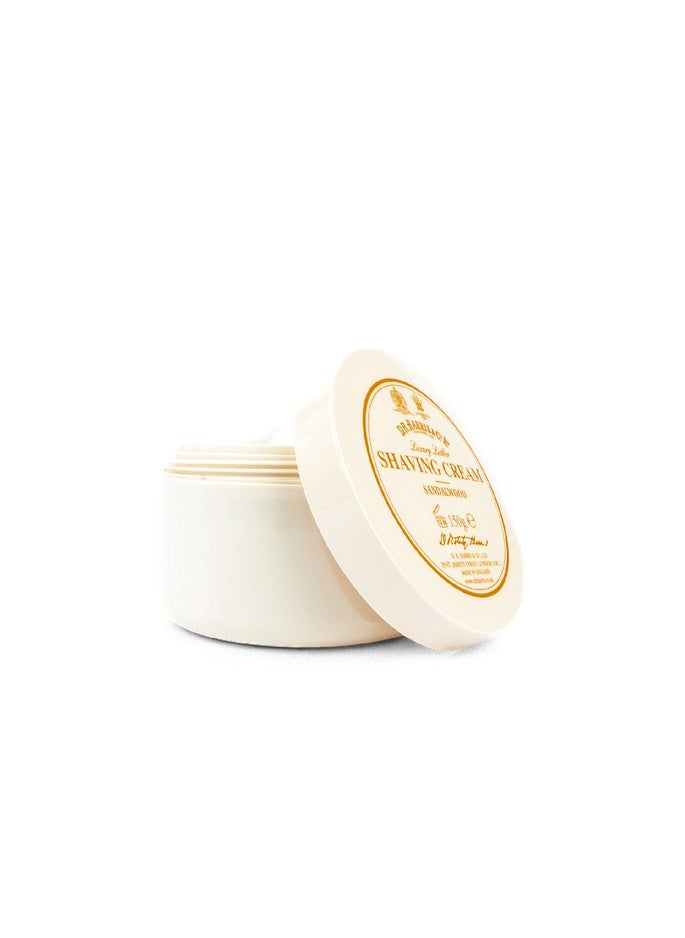 D R Harris - D R Harris Sandalwood Shaving Cream Bowl 150g - Image 1