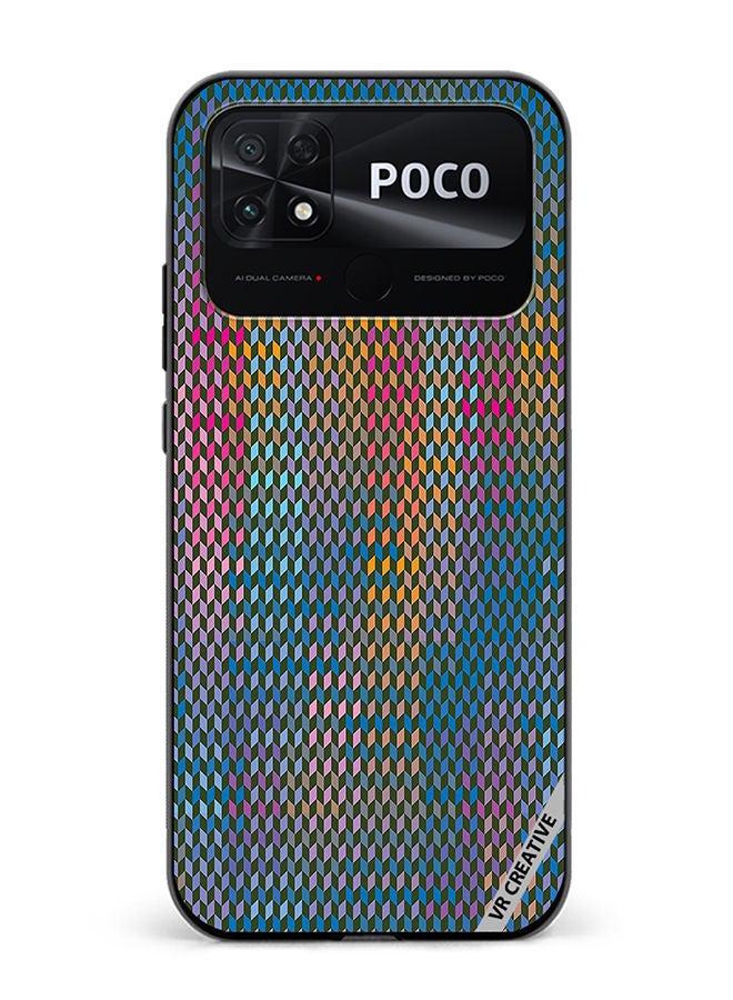 VR CREATIVE Protective Case Cover For Xiaomi Poco C40 Abstract Design Multicolour - Image 1