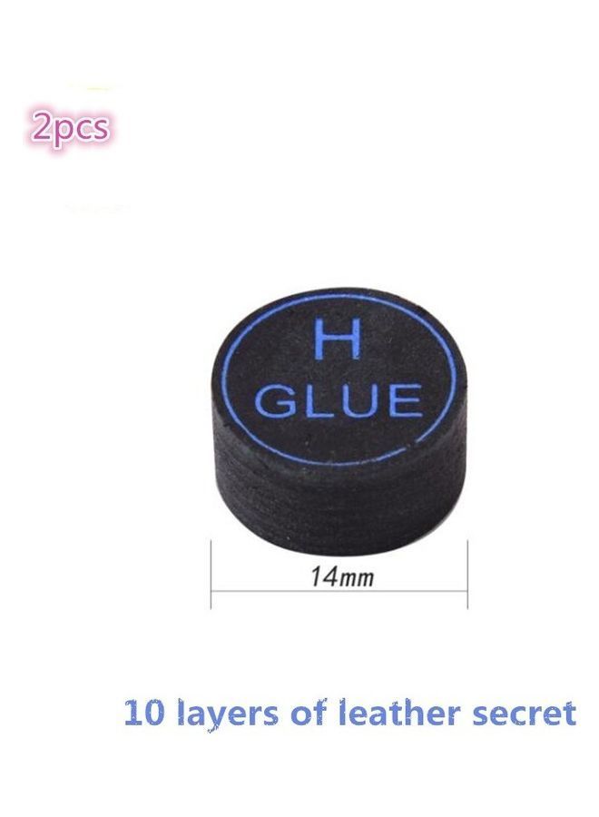 NIBEMINENT Billiard Leather Cue Tips Stick 4x4x4cm  - Image 4
