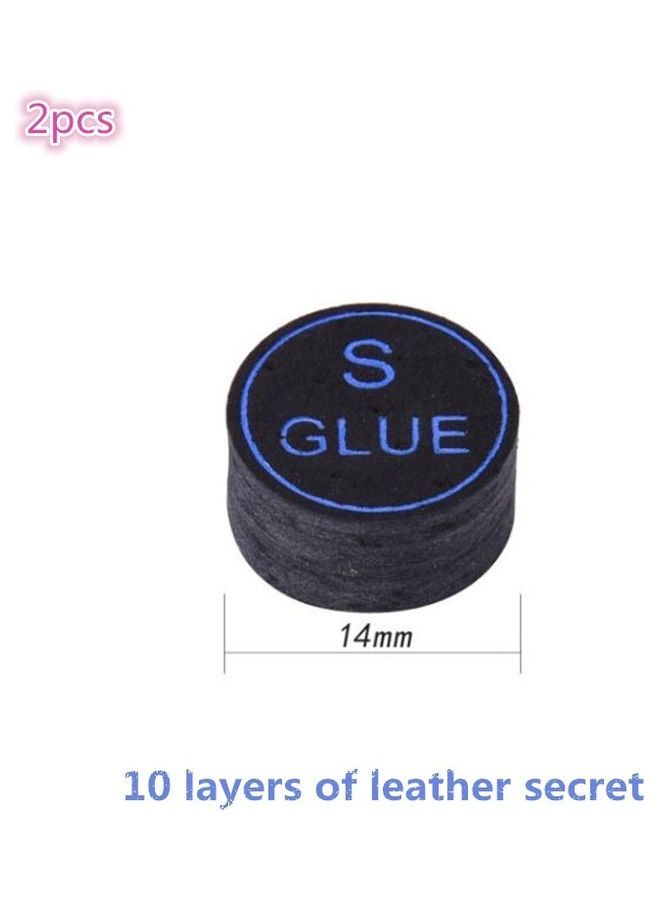 NIBEMINENT Billiard Leather Cue Tips Stick 4x4x4cm  - Image 3
