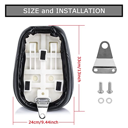 PSLER Rear Passenger Seat Pillion Cushion for XVS 650 and V-Star 650 1998-2023 - Image 4
